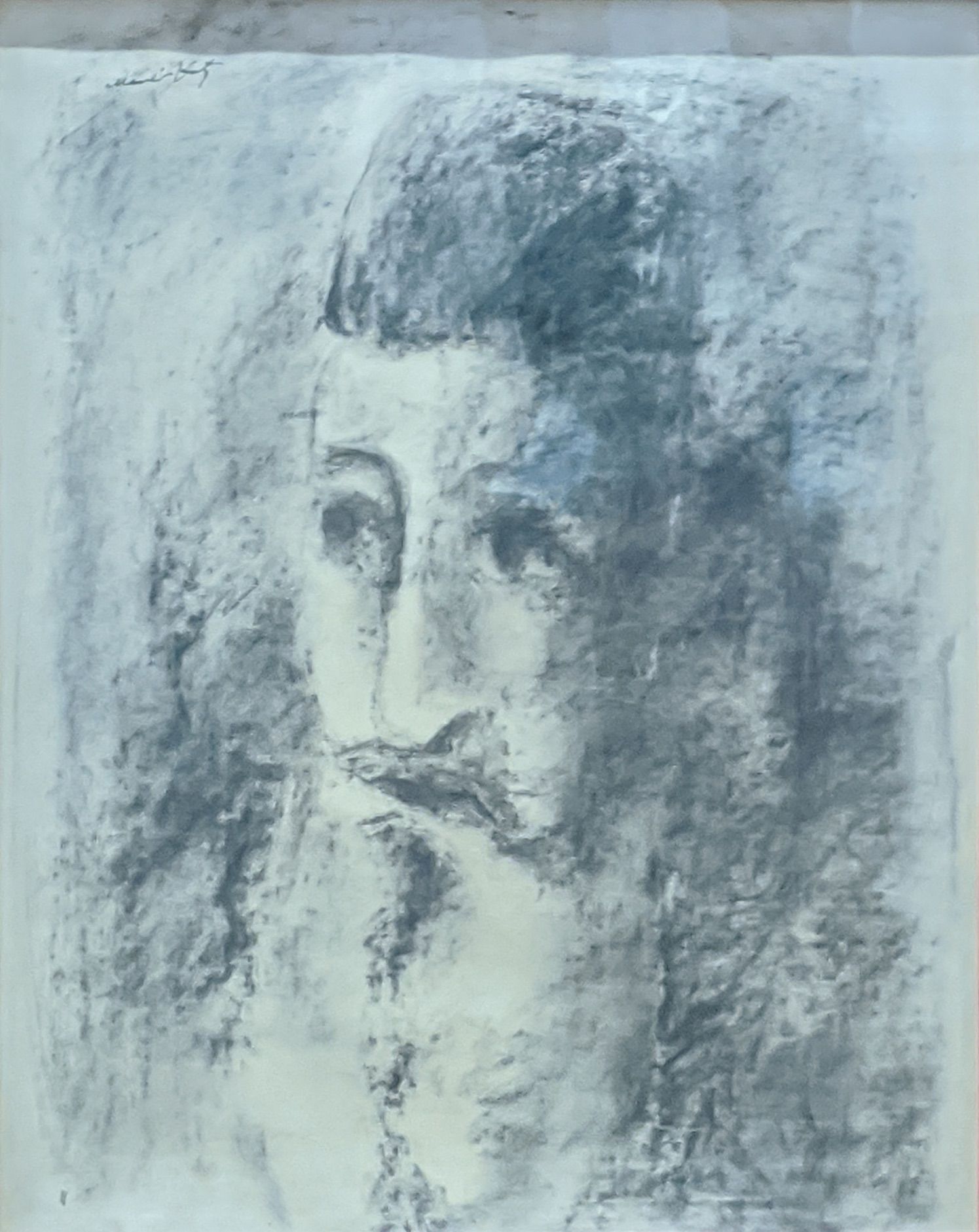 Mané-Katz 马内-卡兹（法国/乌克兰，1894-1962），拉比的肖像，粉彩画，左上角有墨水签名，高61厘米，宽48厘米 出处。拉比-阿尔伯特-弗里德兰&hellip;