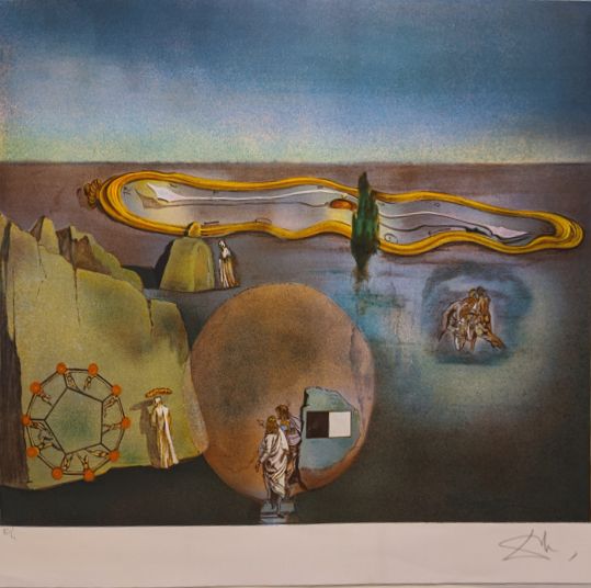 DALI Salvador Dali (1904-1989), melting clocks, lithograph, signed in pencil, ar&hellip;