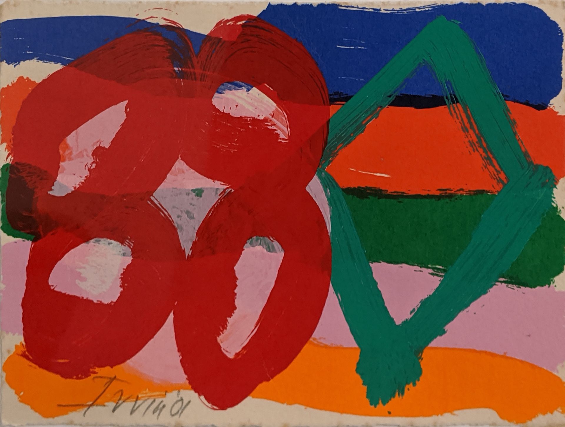 Albert Irvin 
Albert Irvin OBE (British, 1922-2015), abstract study, screenprint&hellip;