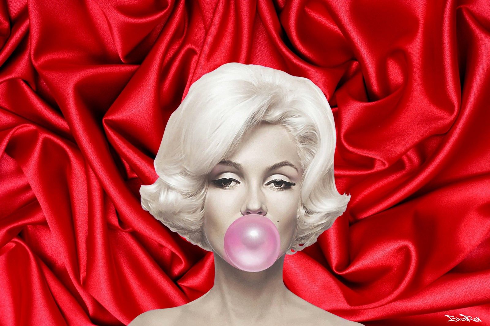 Null BRAIN ROY (MR&ROY, Né en 1980) 

Marilyn Balloon Red Silk

Impression digit&hellip;