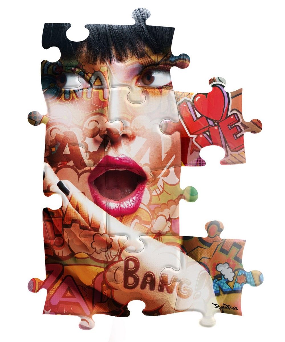 Null BRAIN ROY (MR&ROY, born 1980) 

Puzzle Love

Digital print under Plexiglas &hellip;