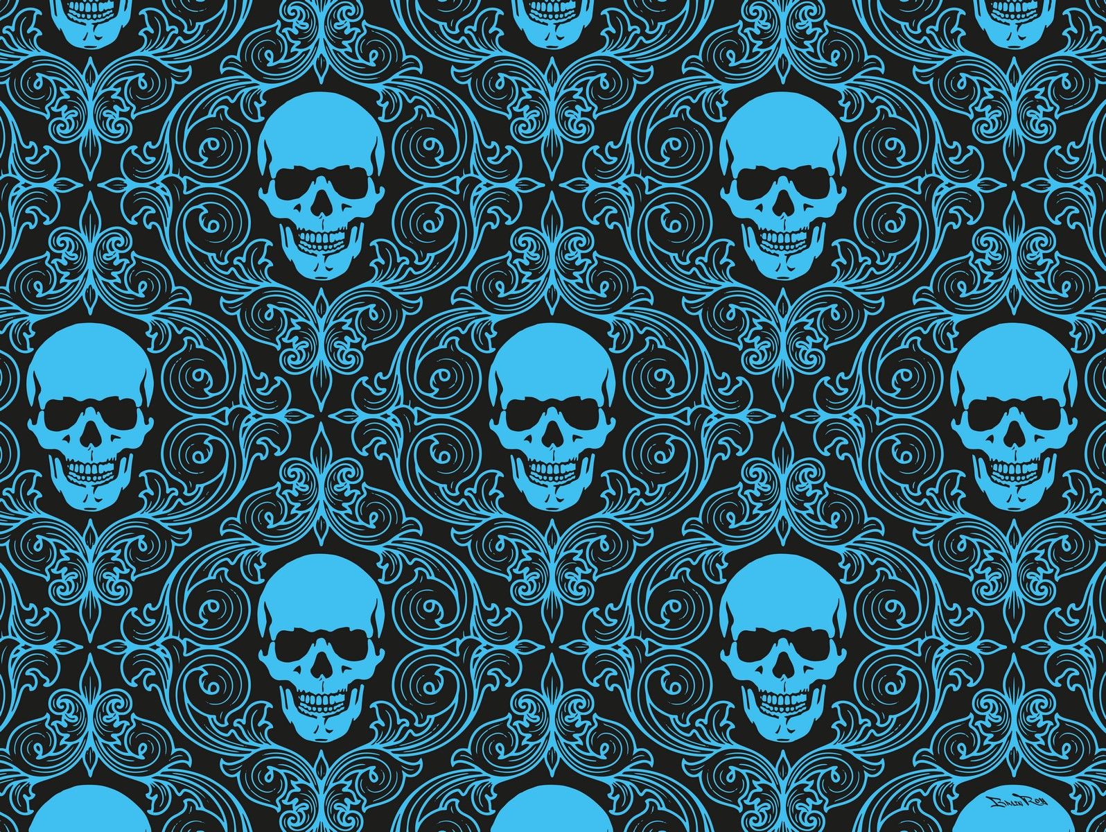 Null BRAIN ROY (MR&ROY, Né en 1980) 

Blue Skulls

Impression digitale sous verr&hellip;