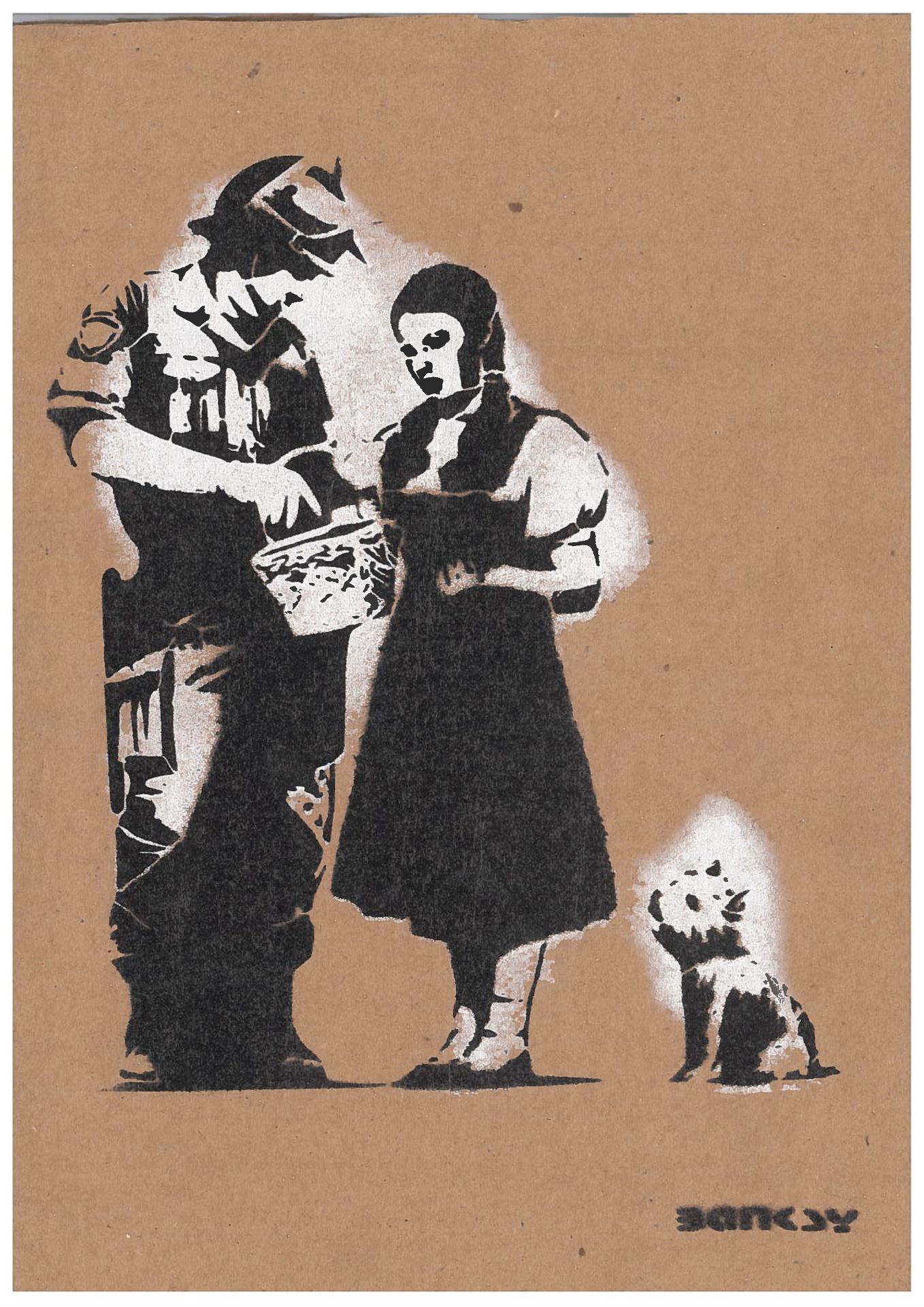 Null BANKSY DISMALAND (After)

Aerosol spray and stencil on cardboard, signed an&hellip;