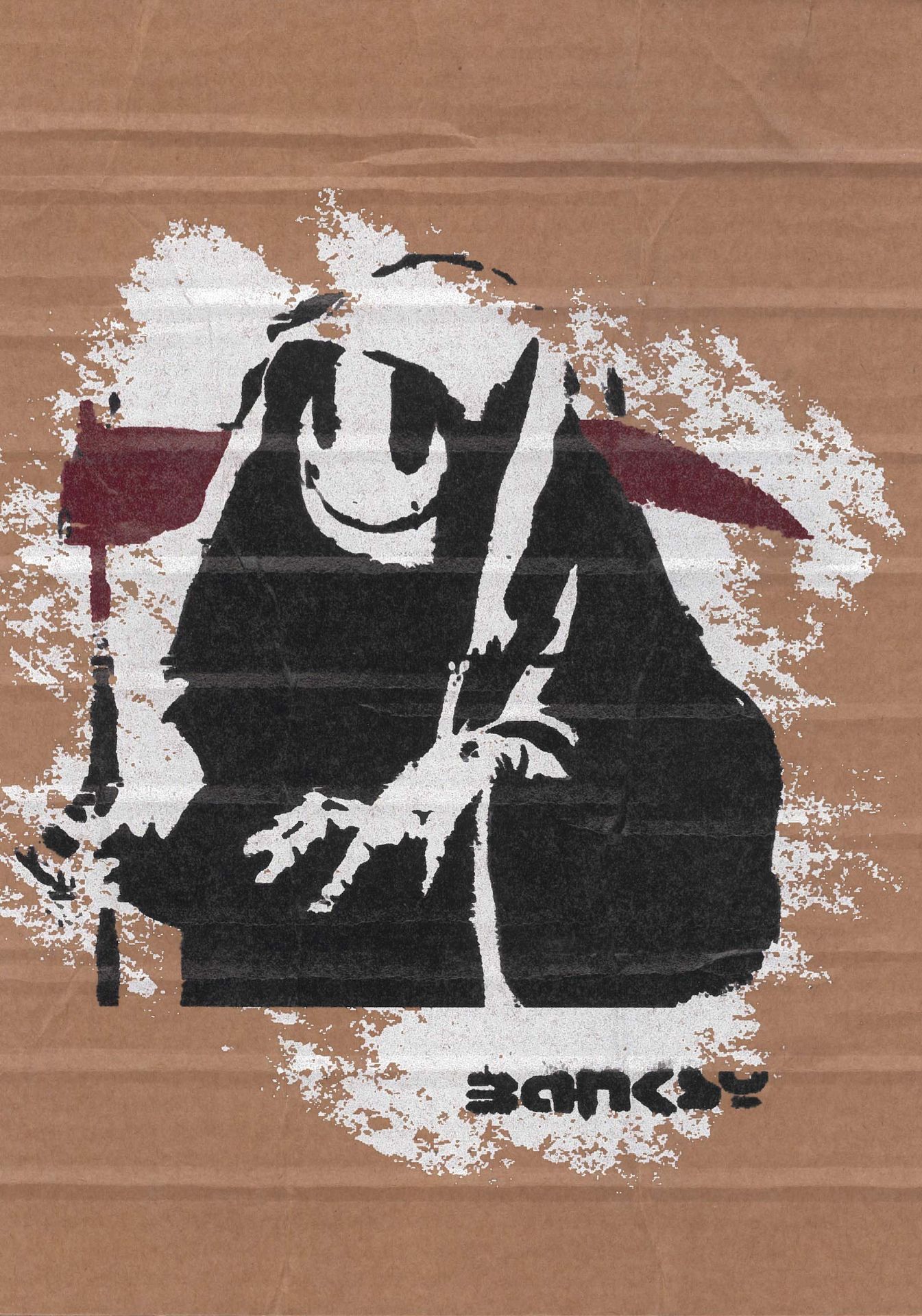 Null BANKSY DISMALAND (After)

Dead

Aerosol spray and stencil on cardboard, sig&hellip;