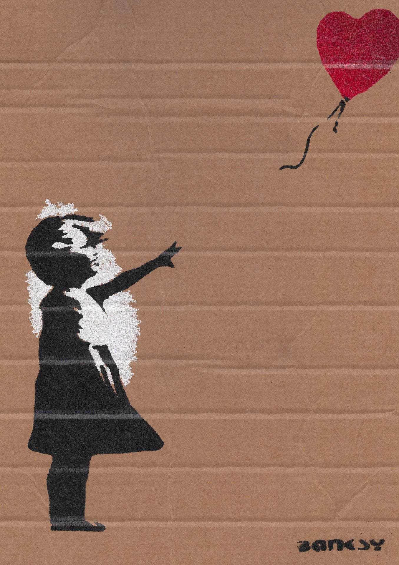 Null BANKSY DISMALAND (After)

Girl with balloons

Aerosol spray and stencil on &hellip;