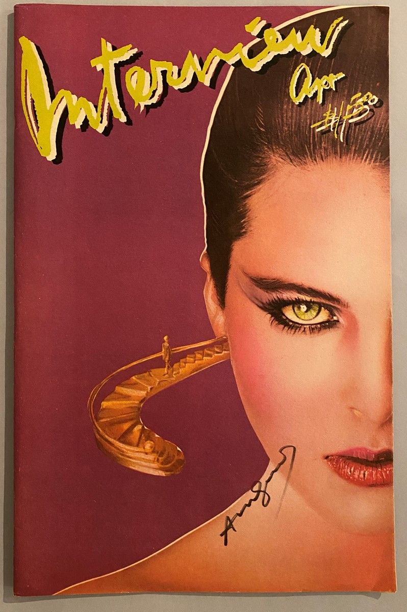 Null 安迪-沃霍尔(1928-1987)

采访》杂志，1980年

(安迪-沃霍尔在1969年创建的杂志)

凯瑟琳-奥克森伯格的封面，由艺术家用毛笔签名&hellip;
