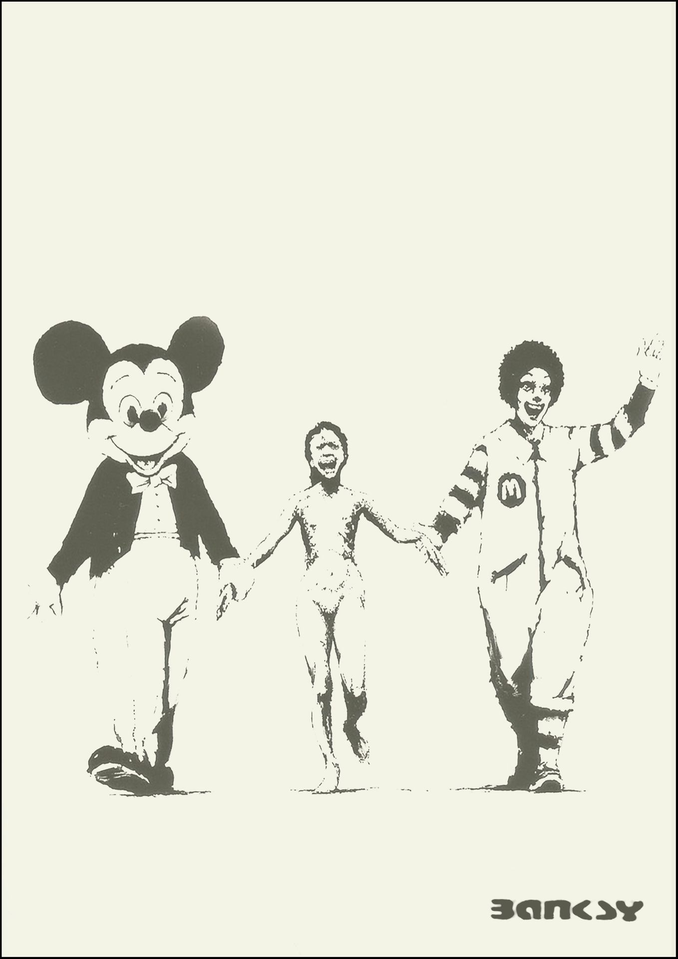 Null BANKSY DISMALAND (After)

Aerosol spray and stencil on canvas, signed and n&hellip;