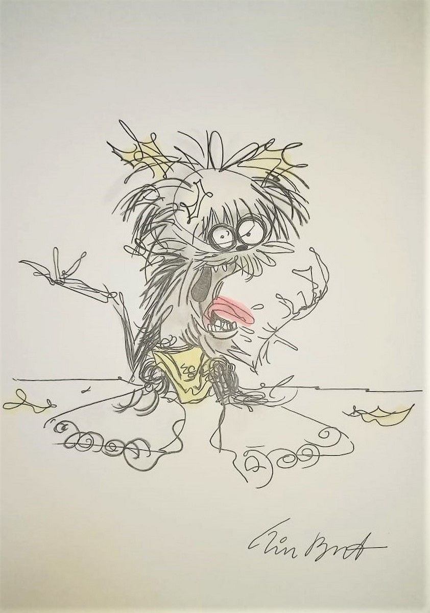 Tim Burton  Tim Burton (after) - Untitled Drawing on paper