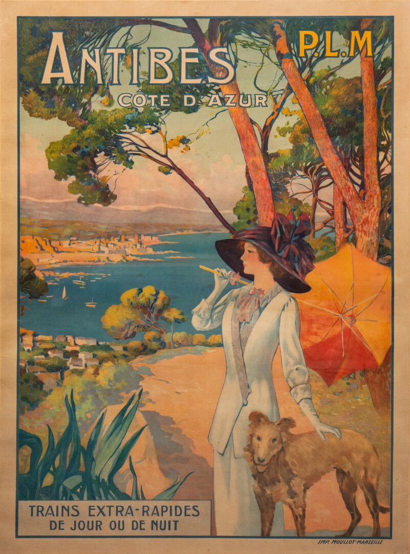 Null David DELLEPIANE (1866-1932).

ANTIBES, CÔTE D'AZUR.

Affiche PLM - trains &hellip;