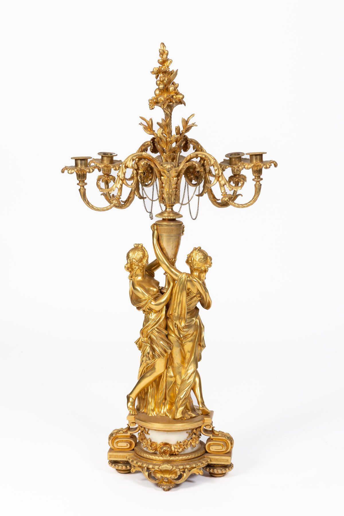 Null Henri PICARD (actif entre 1831 et 1864).

Important candélabre en bronze do&hellip;