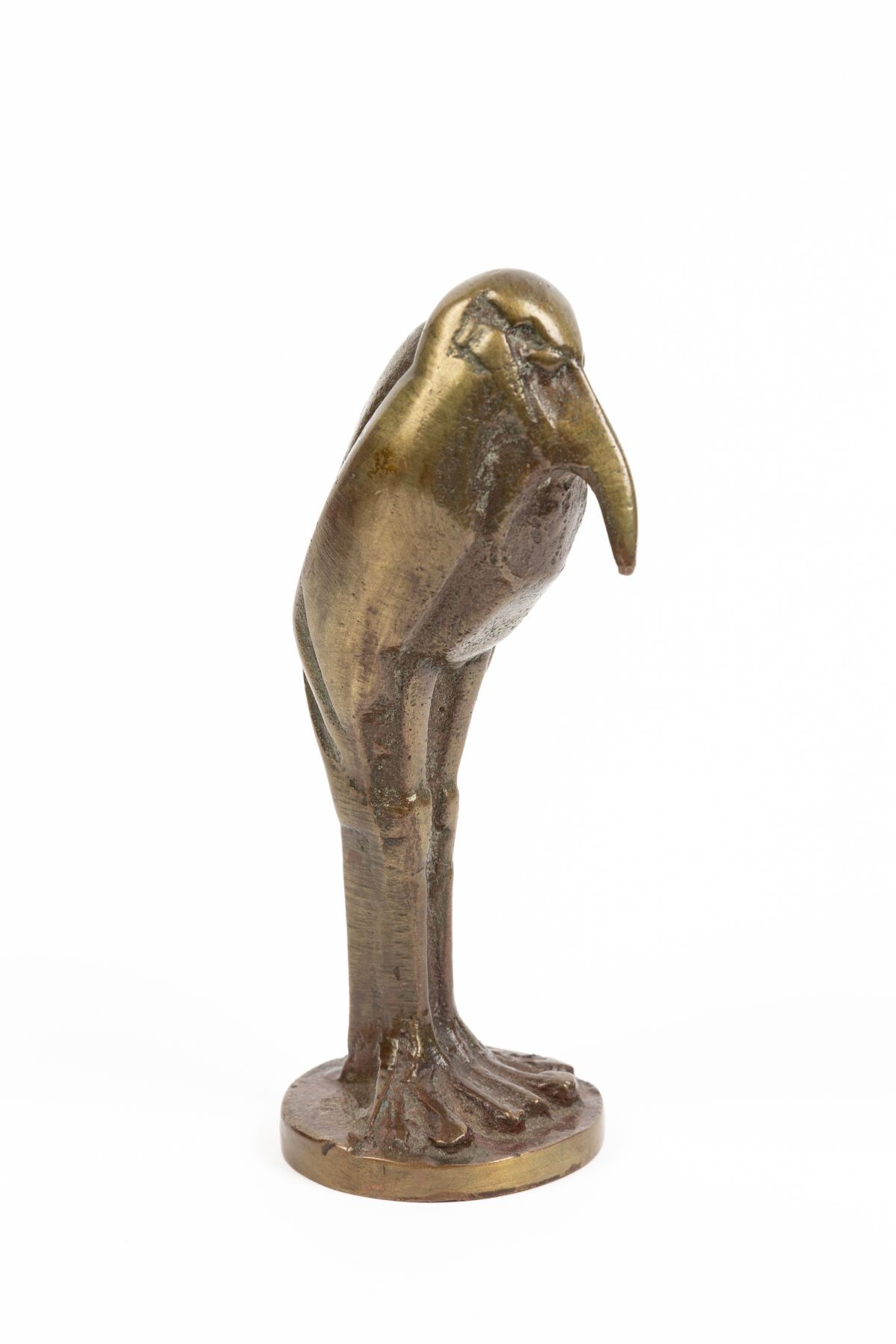 Null 查尔斯-阿图斯（1897-1978）。
非洲的马拉布特。
青铜，有褐色的铜锈，无签名。
高_15厘米