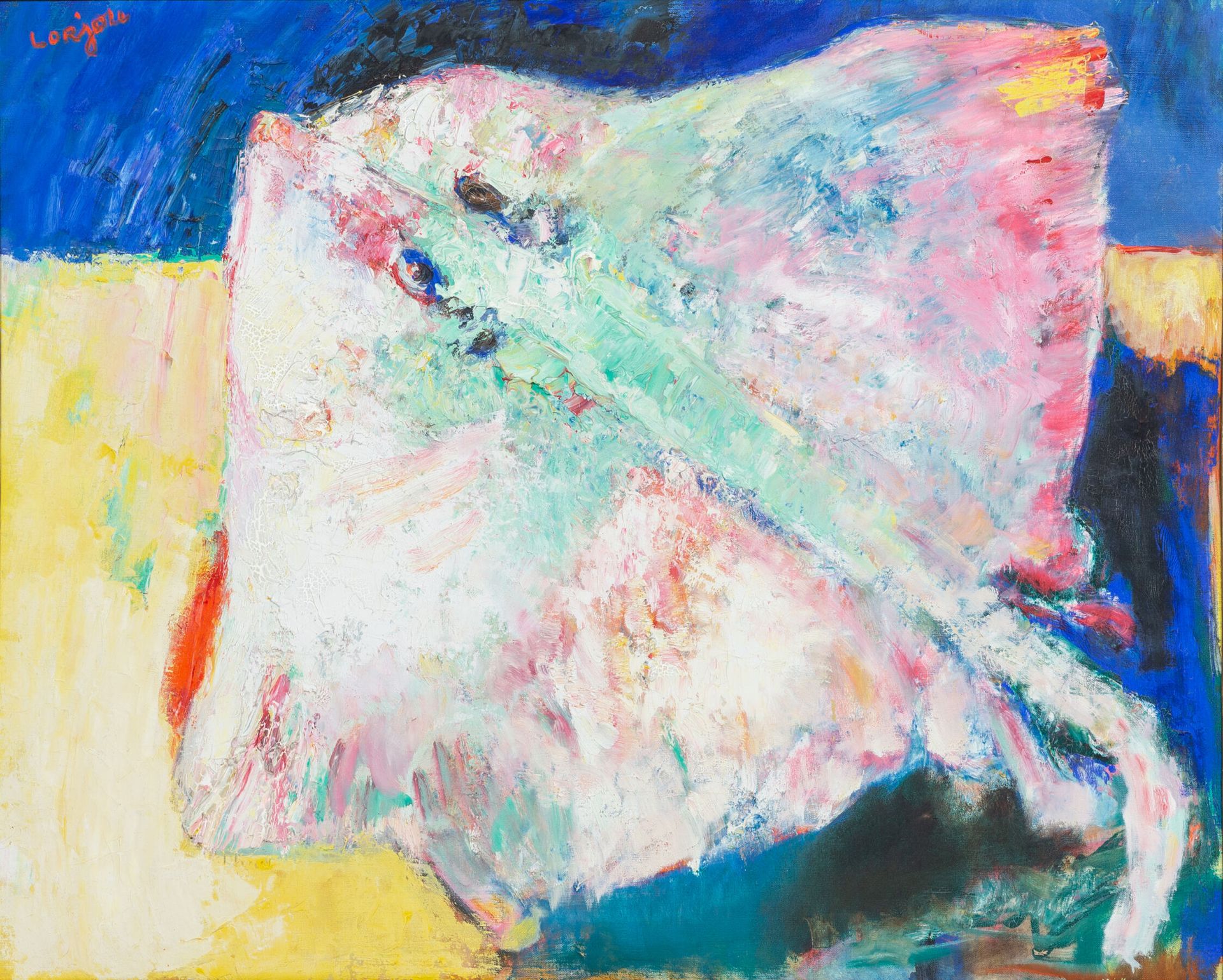 Null Bernard LORJOU (1908-1986).
The Stingray.
Oil on canvas, signed upper left.&hellip;
