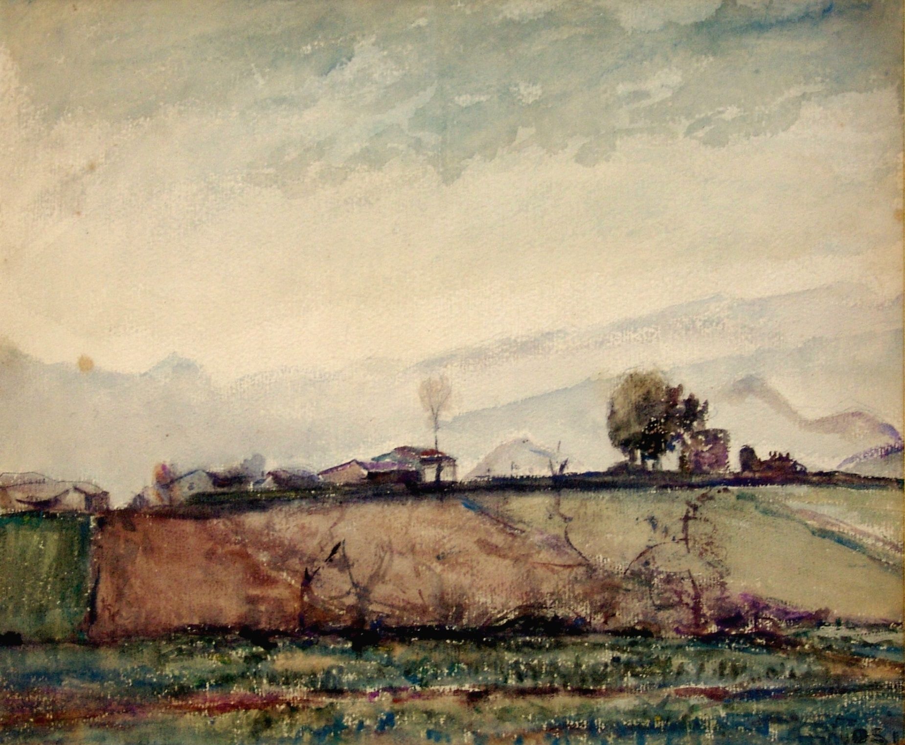 ARTURO TOSI Paesaggio, acquerello e tempera su carta, 45x55 cm

firma dell'artis&hellip;