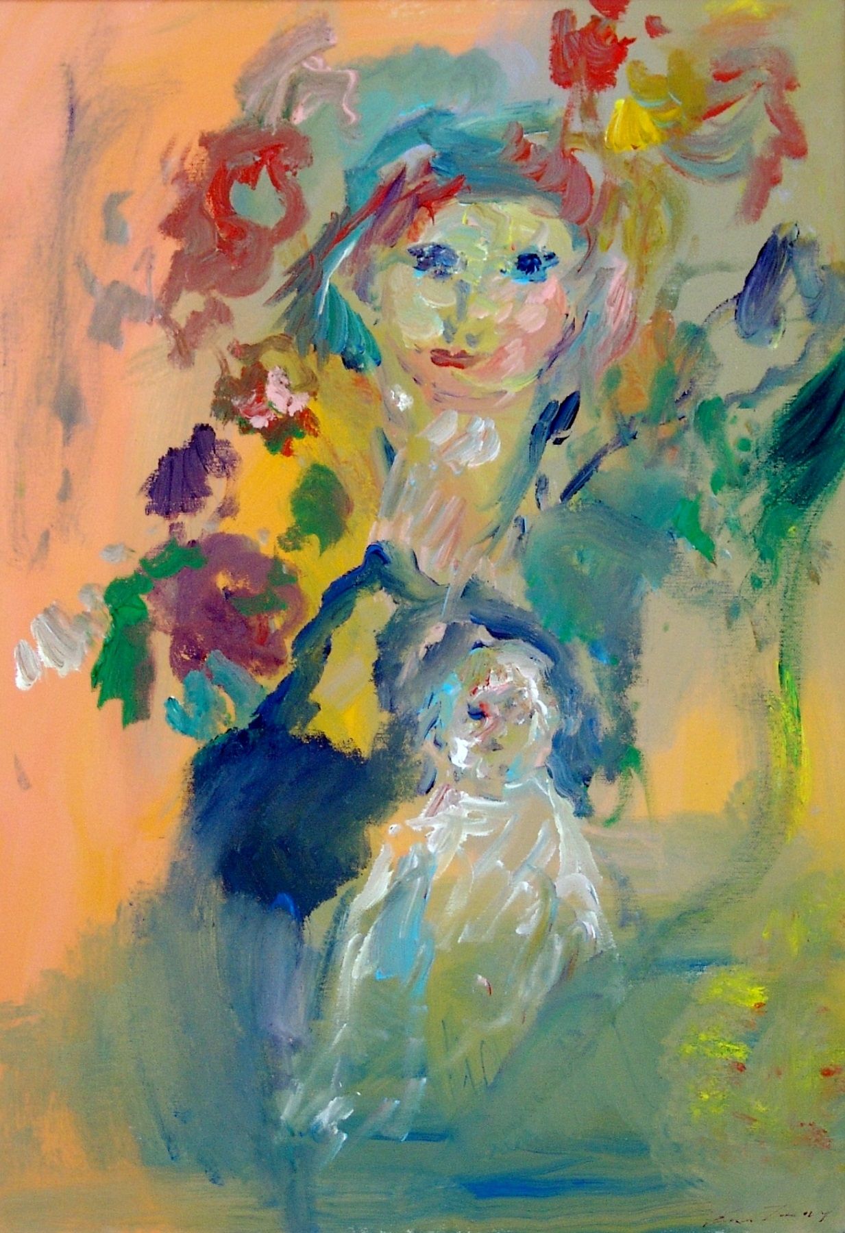 ERNESTO TRECCANI Maternità, 1997, olio su tela, 70x50 cm

firma dell'artista in &hellip;