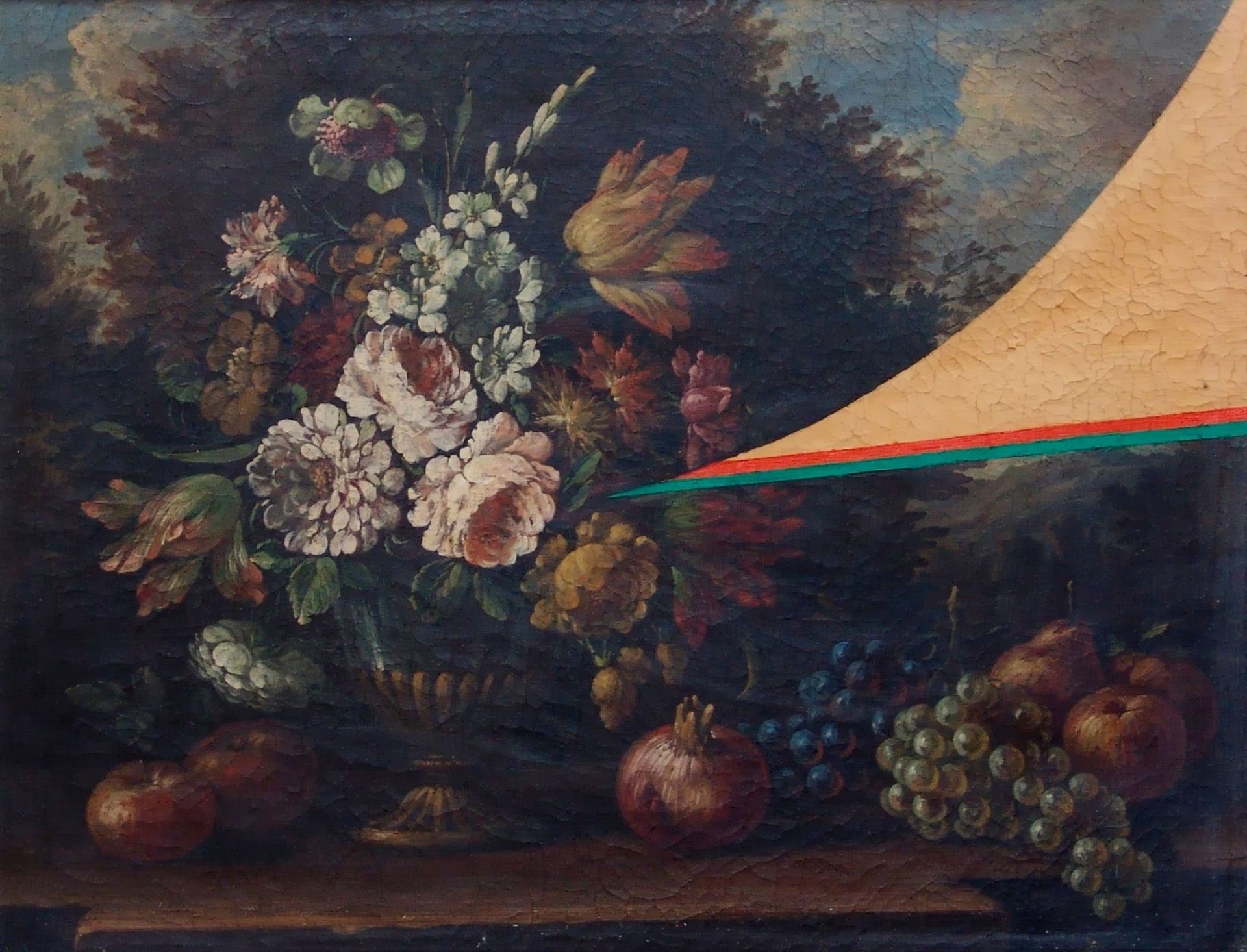 CHIN HSIAO Intervento, 1978, olio su tela antica, 50x65 cm

firma dell’artista s&hellip;