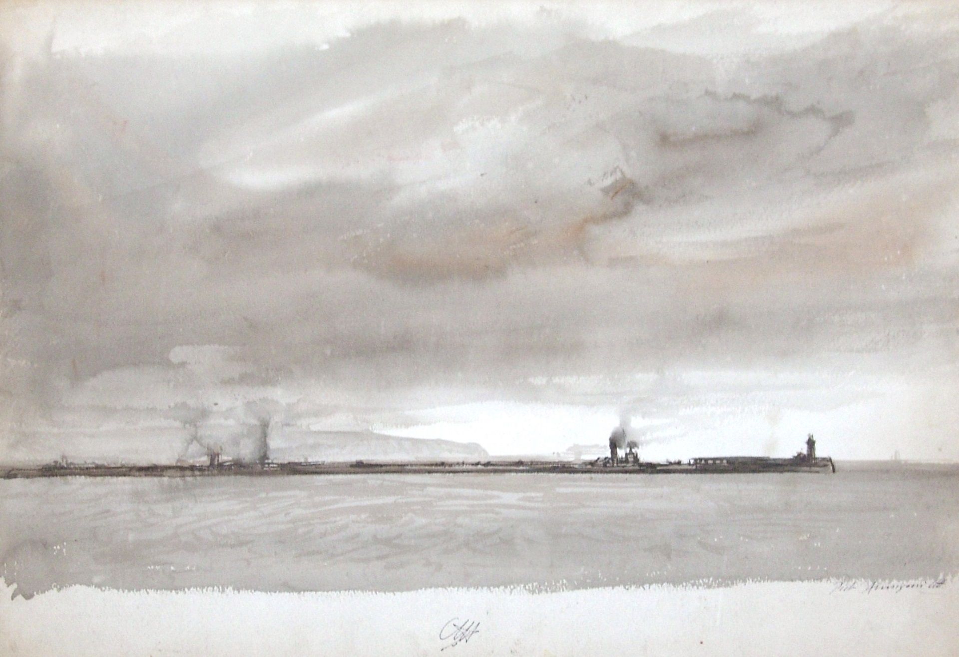PIETRO ANNIGONI Il porto, 1950, tecnica mista su carta, 39x57 cm

firma dell'art&hellip;