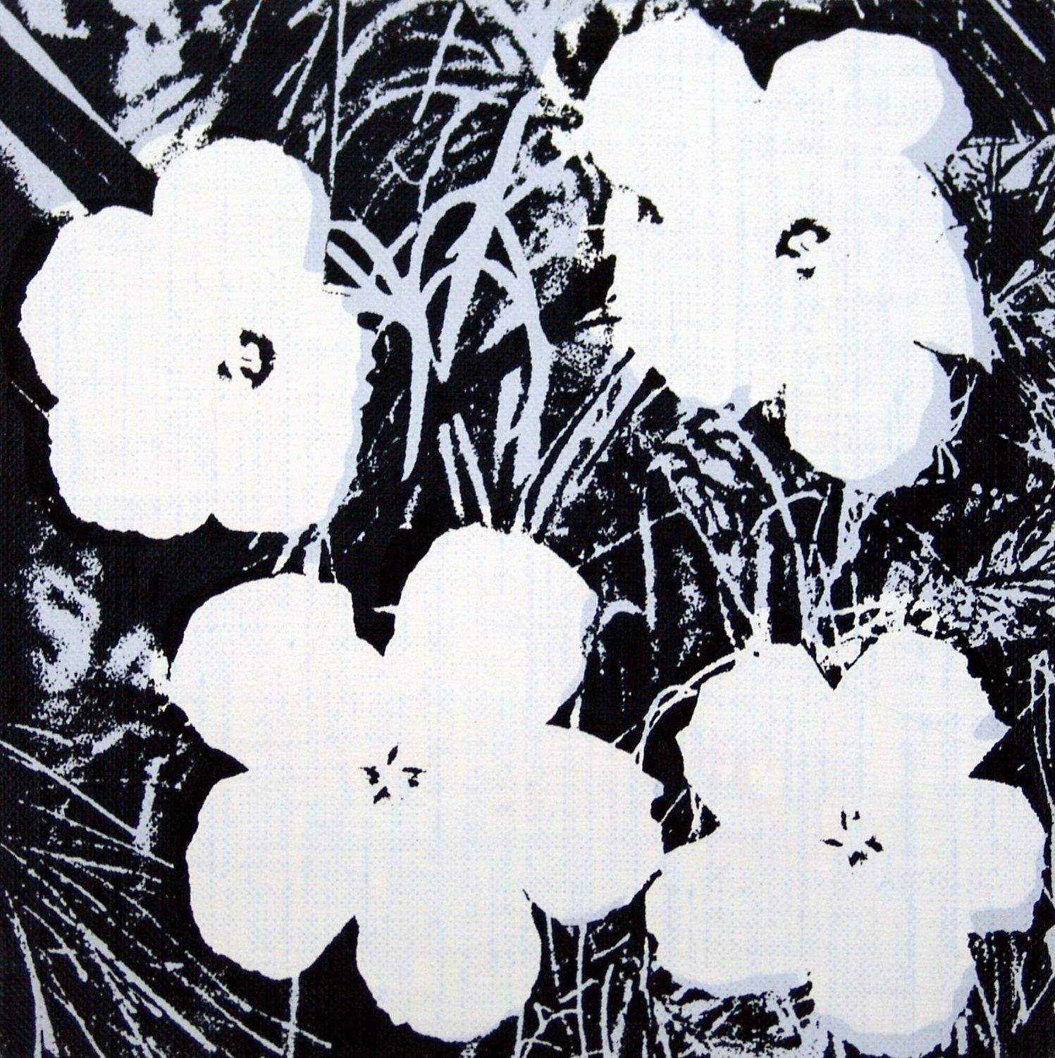 ANDY WARHOL Flowers, 1964, acrilico e inchiostro serigrafato su tela, 20,3x20,3 &hellip;