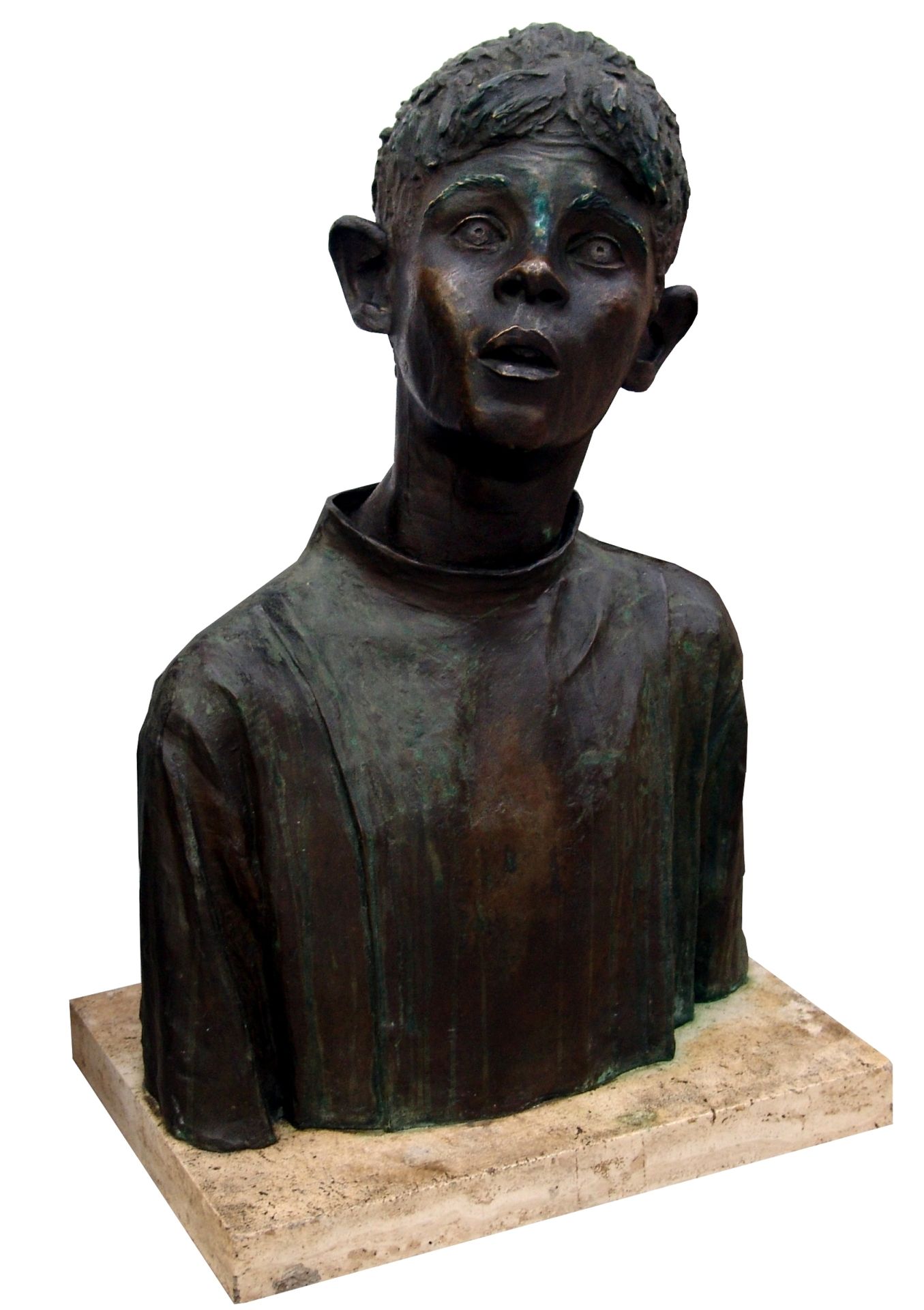 ALFIO CASTELLI Ritratto di fanciullo, c. 1940, scultura in bronzo, 58x41x20 cm

&hellip;