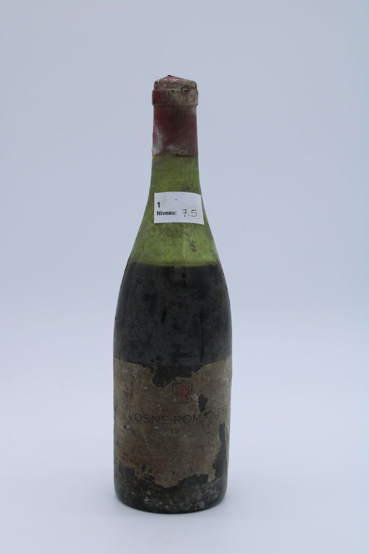 Null Domaine René Engel, Vosne-Romanée 1962, nivel 7,5 cm, etiqueta parcial, cáp&hellip;