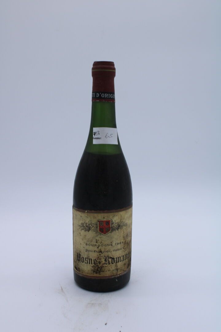 Null Domaine René Engel, Pierre Engel, Vosne-Romanée 1964, Level 6.5 cm, label s&hellip;