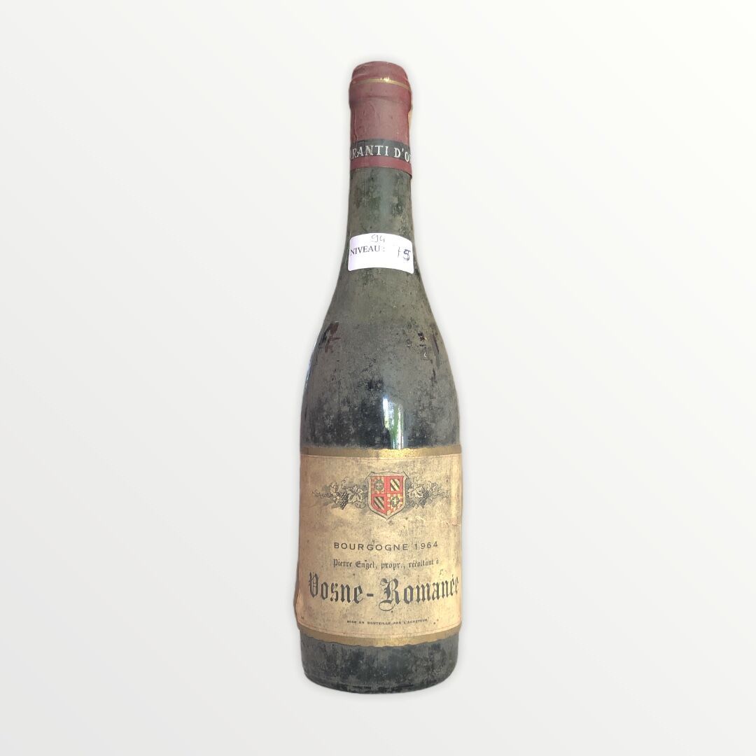 Null Domaine René Engel, Pierre Engel, Vosne-Romanée 1964, Niveau 7,5 cm, Etiket&hellip;