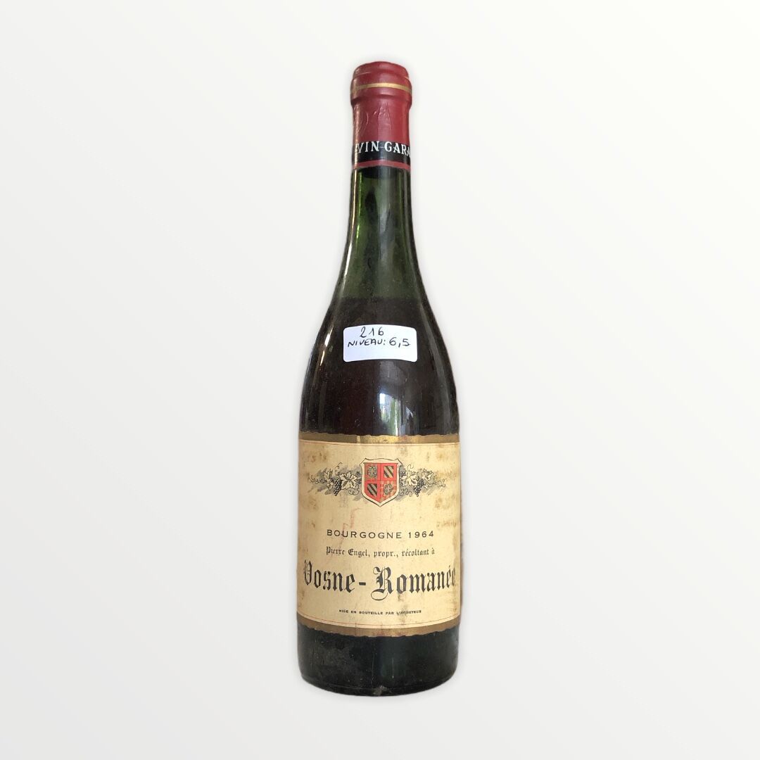 Null Domaine René Engel, Pierre Engel, Vosne-Romanée 1964, level 6.5 cm, label s&hellip;