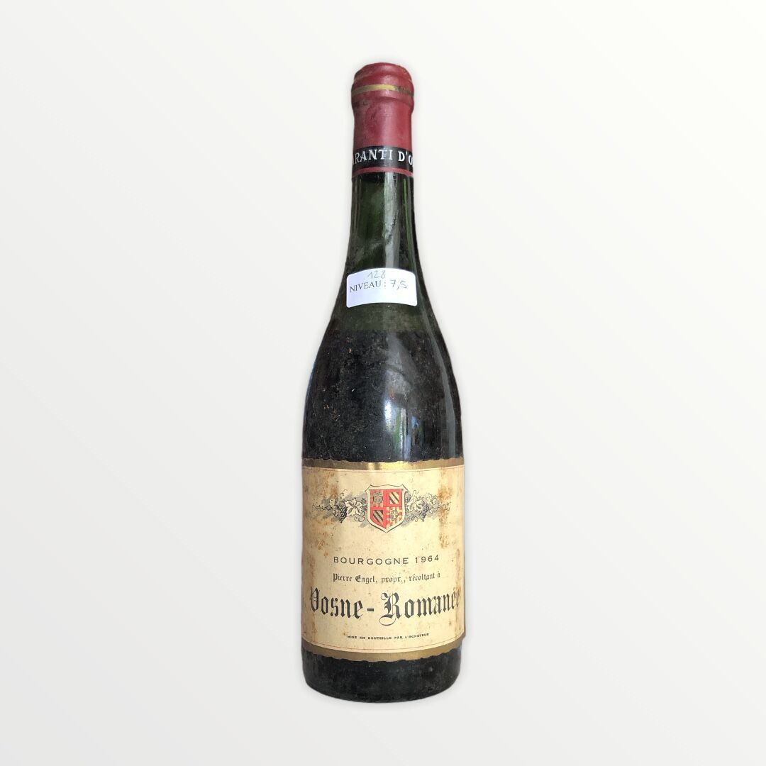 Null Domaine René Engel, Pierre Engel, Vosne-Romanée 1964, level 7.5 cm , staine&hellip;