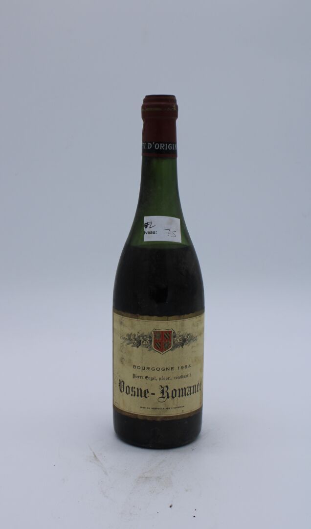 Null Domaine René Engel, Pierre Engel, Vosne-Romanée 1964, Level 7.5 cm, label s&hellip;