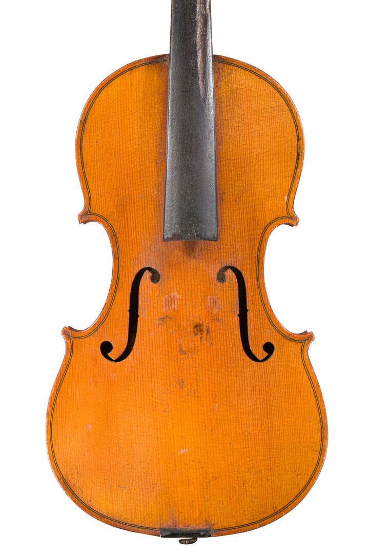 Null Geige Arbeit von Mirecourt um 1900-1920, Etikett Modell nach Stradivarius, &hellip;