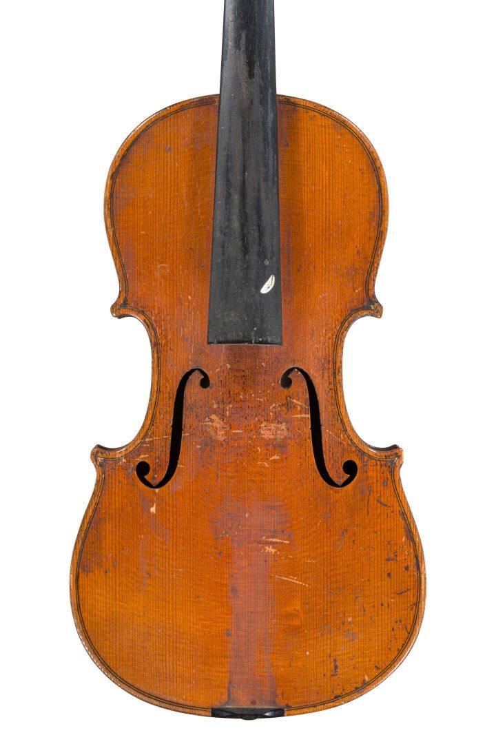 Null *Violino da lavoro tedesco di 3/4 con etichetta Schuster and Co. 

333 mm s&hellip;