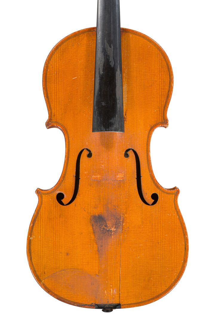 Null *Geige, hergestellt bei Laberte Humbert in Mirecourt 1909, Etikett Jean-Bap&hellip;