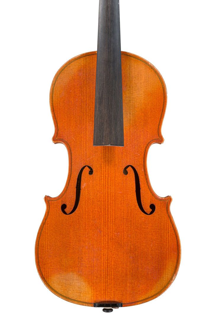 Null * 德国制造的3/4尺寸的小提琴，来自20世纪20-30年代，状况良好。

背面335毫米