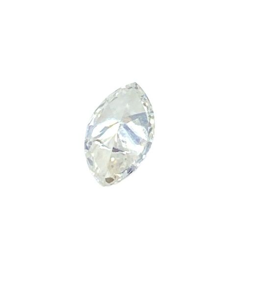 Null Diamant sur papier, taille navette, env. 0.45 ct
