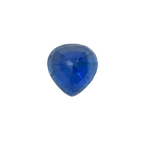 Null Sapphire on paper, drop size, approx. 2.20 cts