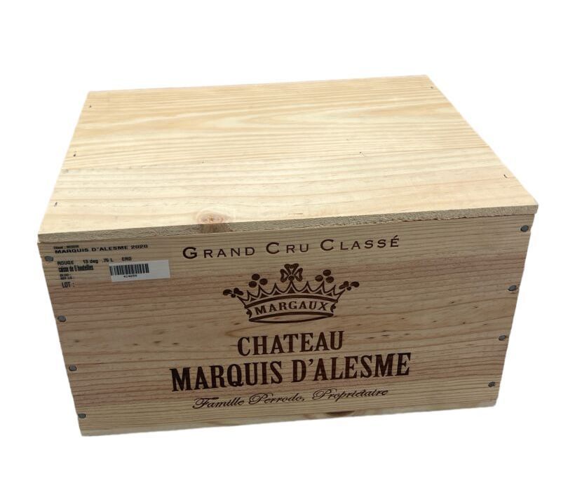 Null Bordeaux, Château Marquis d'Alesme, Margaux, Rouge, 2020, 75cl (6)
 
**Les &hellip;