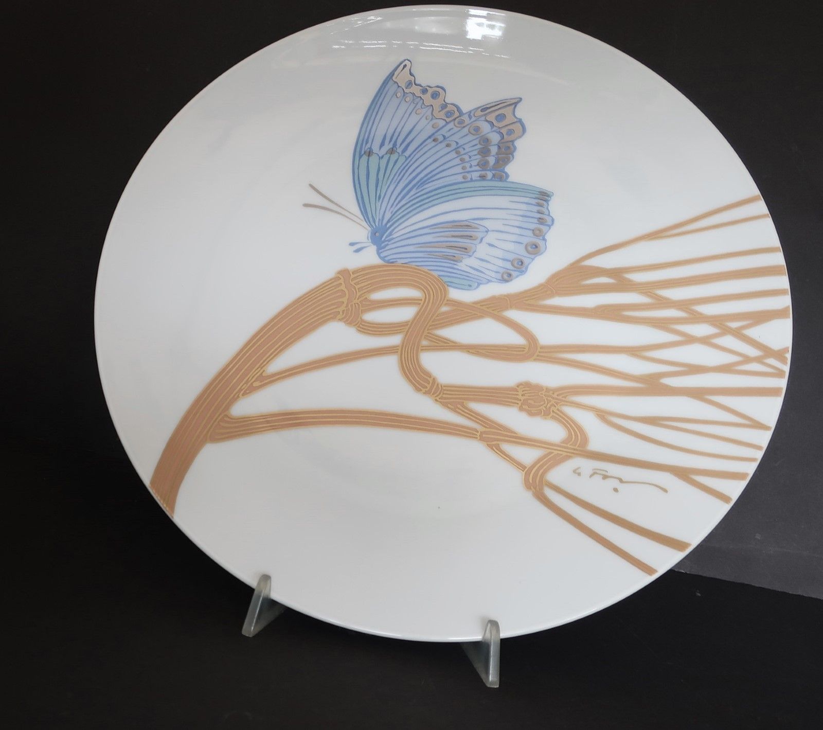 Null Rosenthal Assiette en porcelaine décorée de papillons,Studio Line,diamètre &hellip;