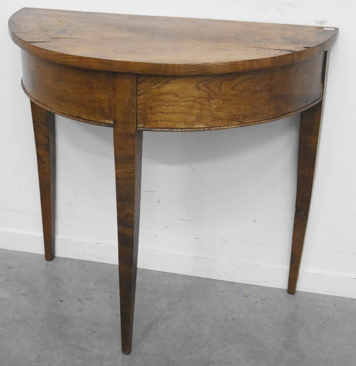 Null Demi Lune half round console table,probably elm funiert,around 1820,unresto&hellip;