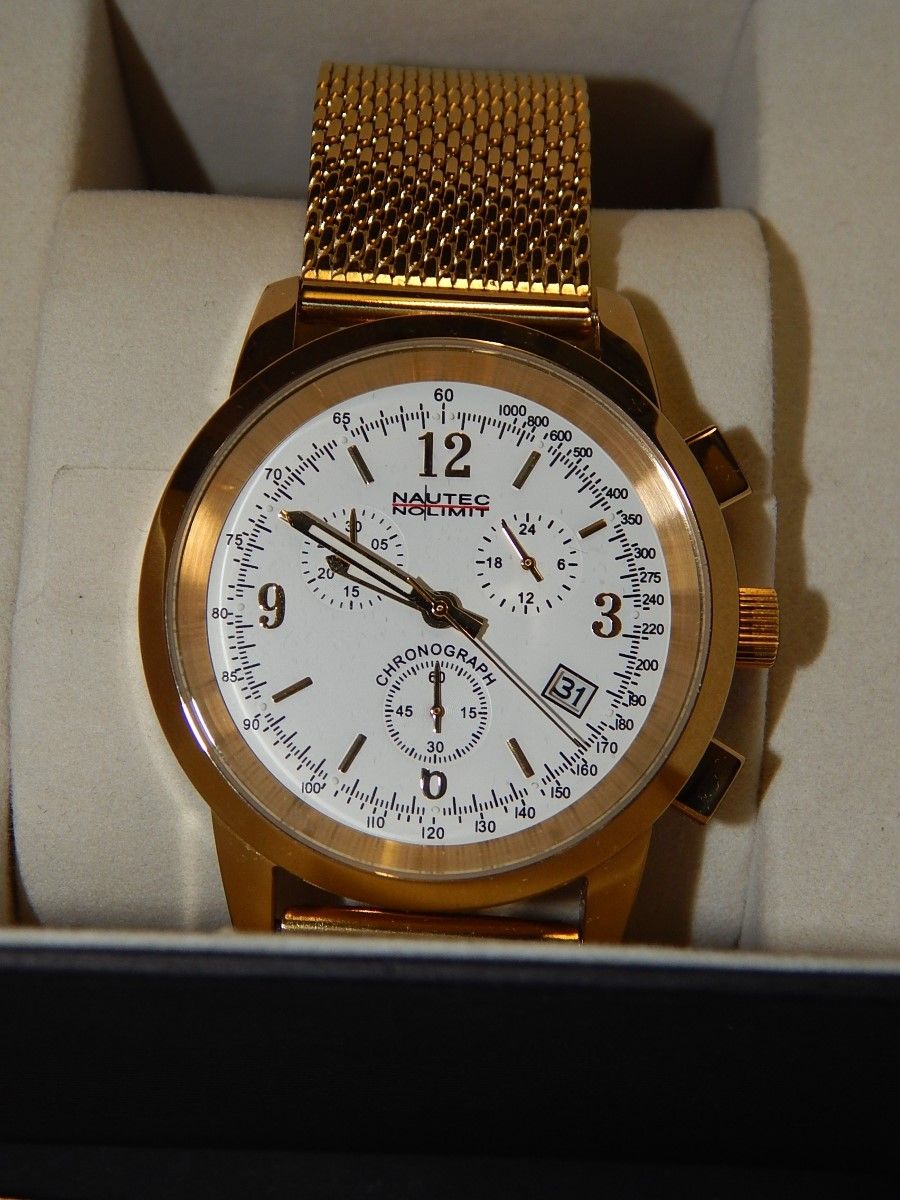 Null Men's wrist watch brand Nalutec Nolimit with original box,quartz chronograp&hellip;