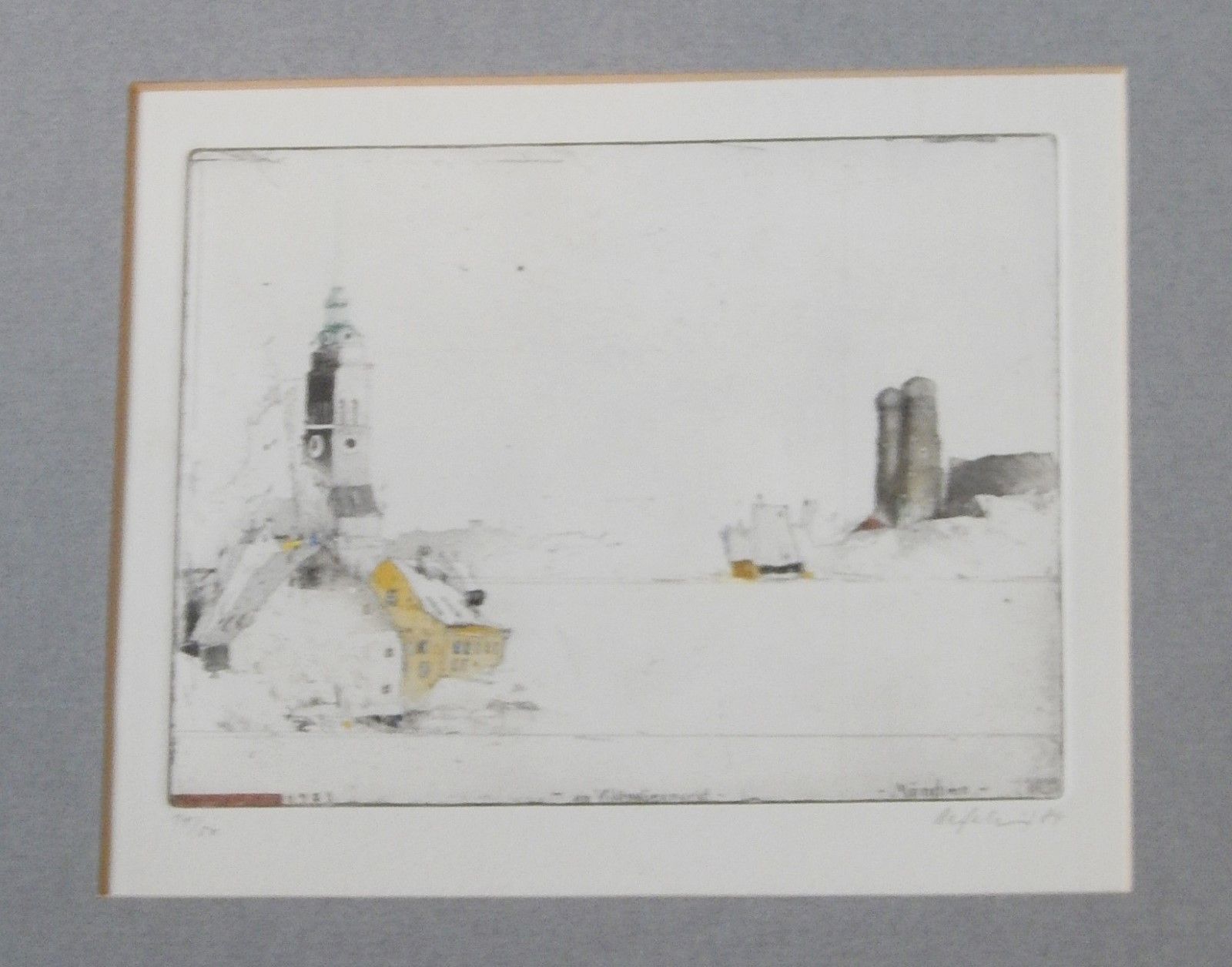 Null "München-Viktualienmarkt",color etching,illegibly signed,dated (19)84,numbe&hellip;