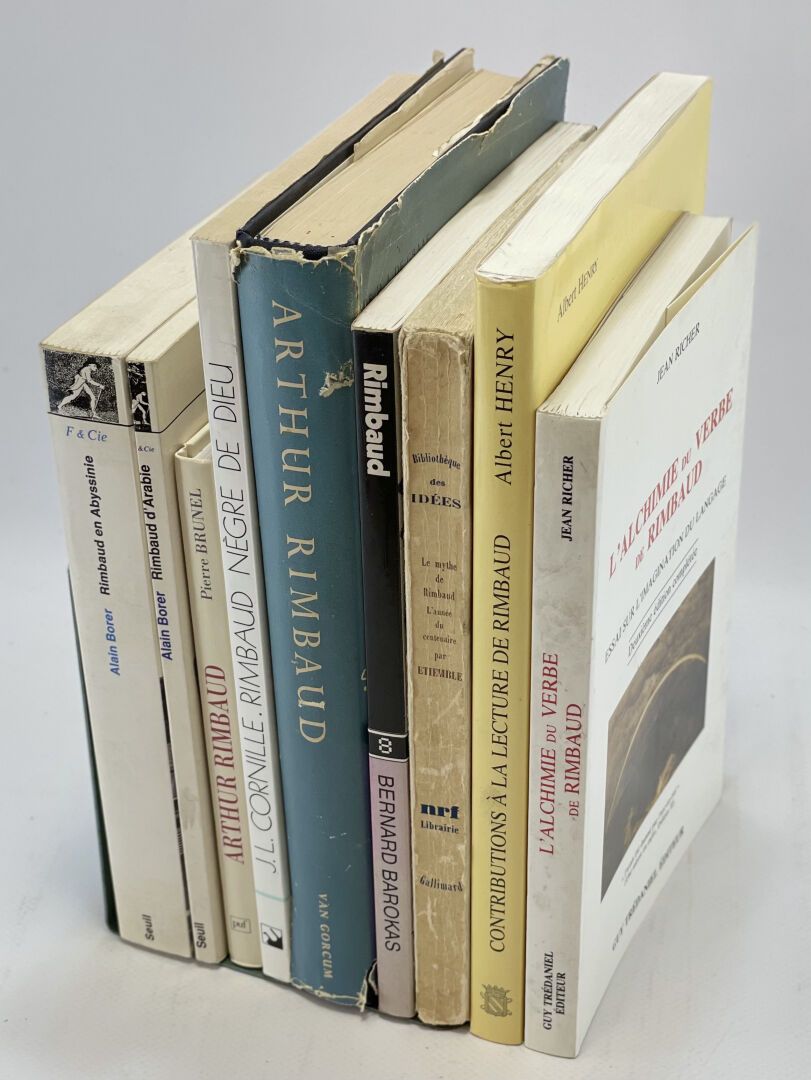 RIMBAUD. Documentation : neuf ouvrages. - BORER Alain. Rimbaud en Abyssinie. Par&hellip;
