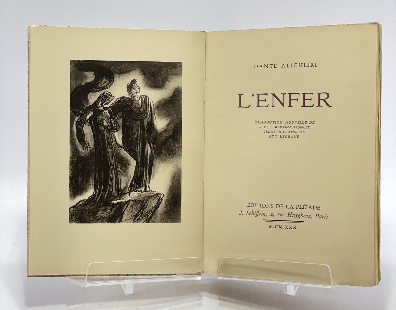 LEGRAND. DANTE. L'Enfer. DANTE ALIGHIERI. L'Enfer. Traduction nouvelle de S. Et &hellip;