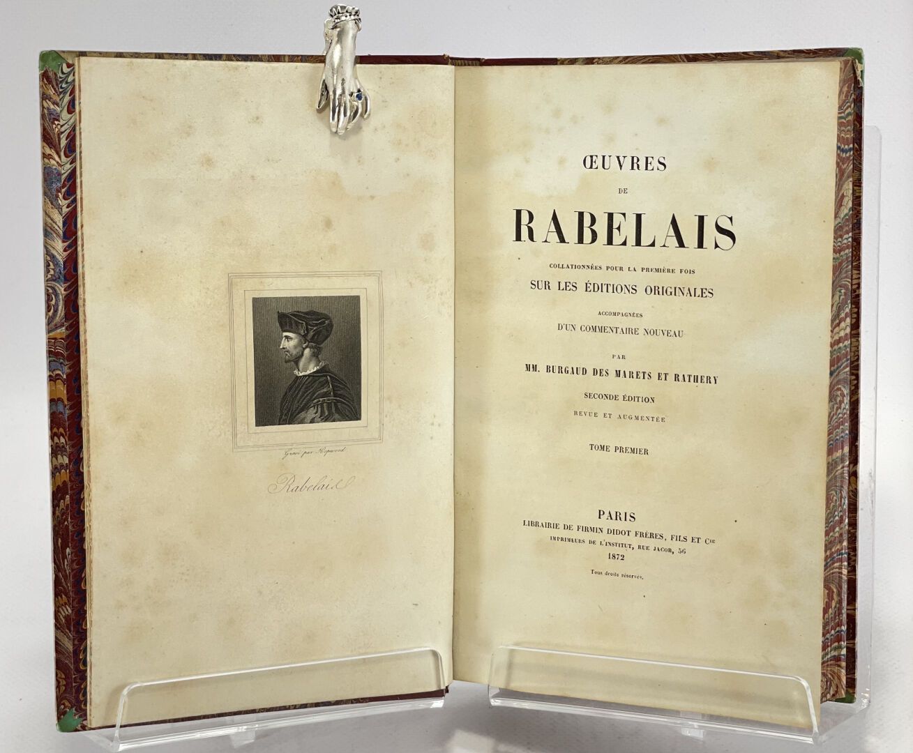 RABELAIS. Oeuvres. Oeuvres de Rabelais collationnées pour le première fois sur l&hellip;