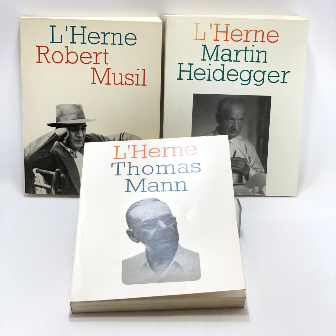 Cahiers de l'Herne. Musil - Heidegger - Mann. Trois Cahiers de l'Herne.

Paris, &hellip;