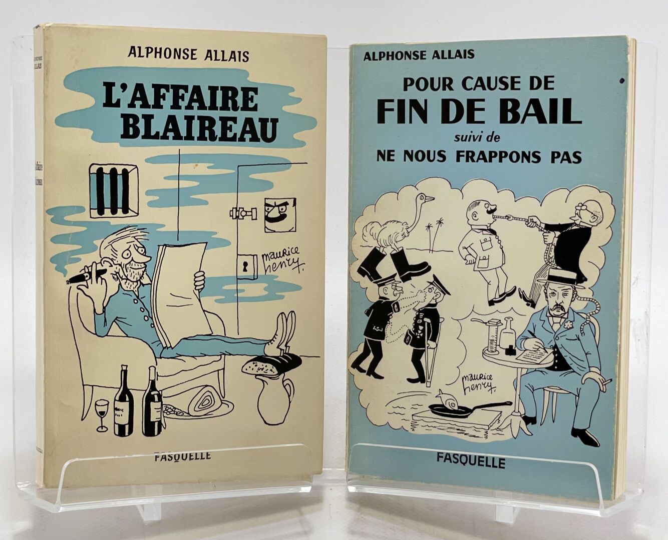 ALLAIS. HENRY. Deux ouvrages. ALLAIS Alphonse. L'Affaire Blaireau.

Paris, Fasqu&hellip;