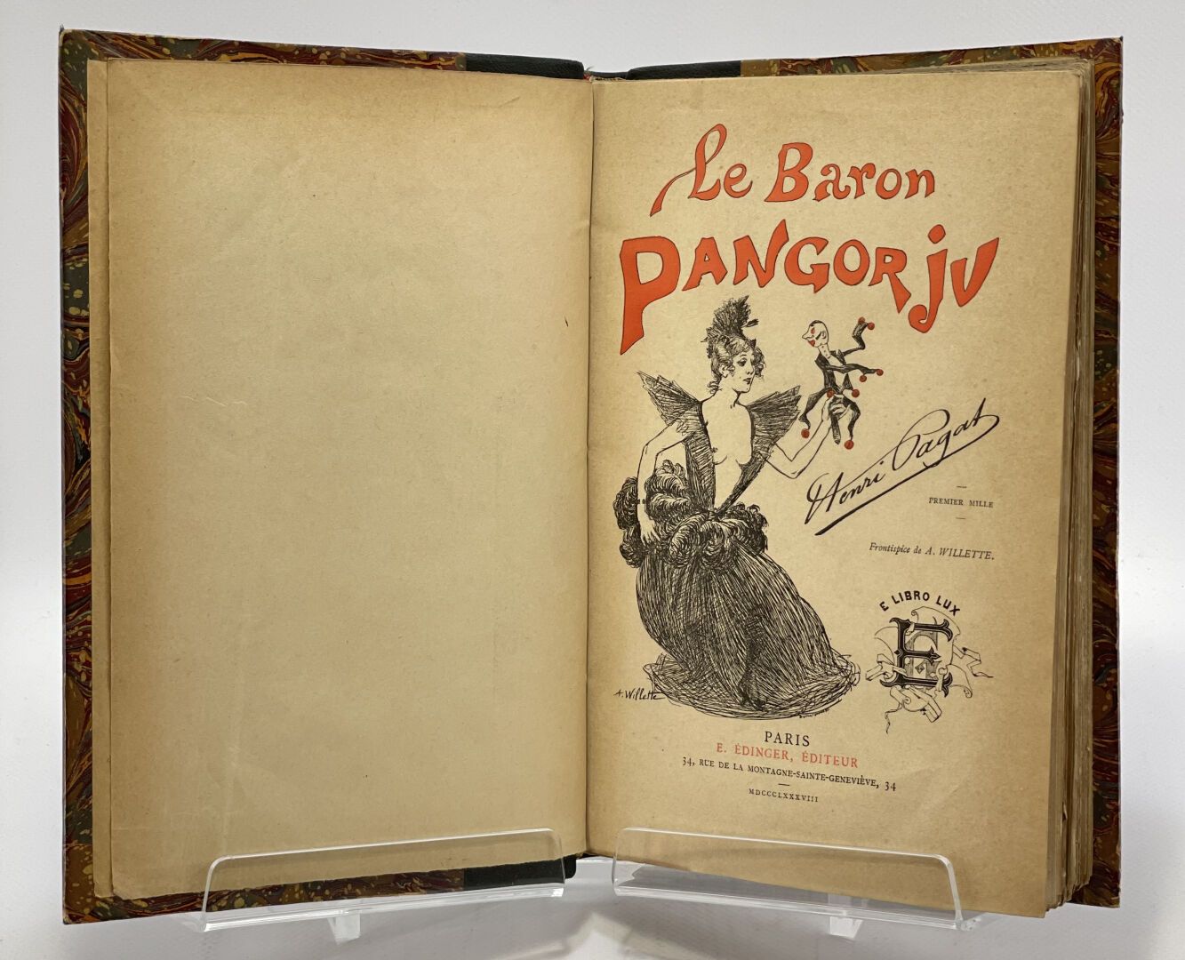 PAGAT. Le Baron Pangorju. PAGAT Henri. Le Baron Pangorju.

Paris, G. Edinger, 18&hellip;