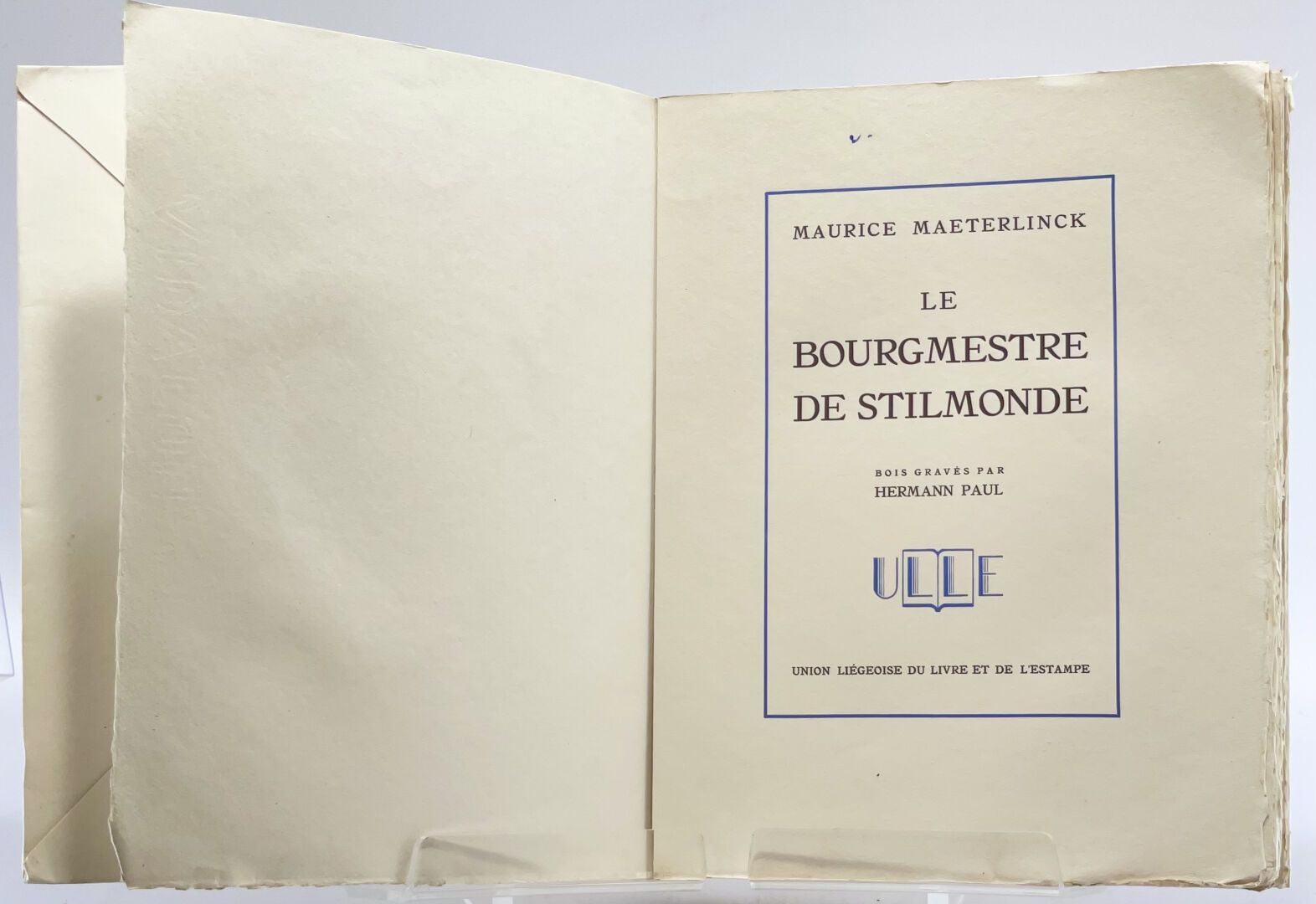 PAUL. MAETERLINCK. Le Bourgmestre de Stilmonde. MAETERLINCK Maurice. Le Bourgmes&hellip;