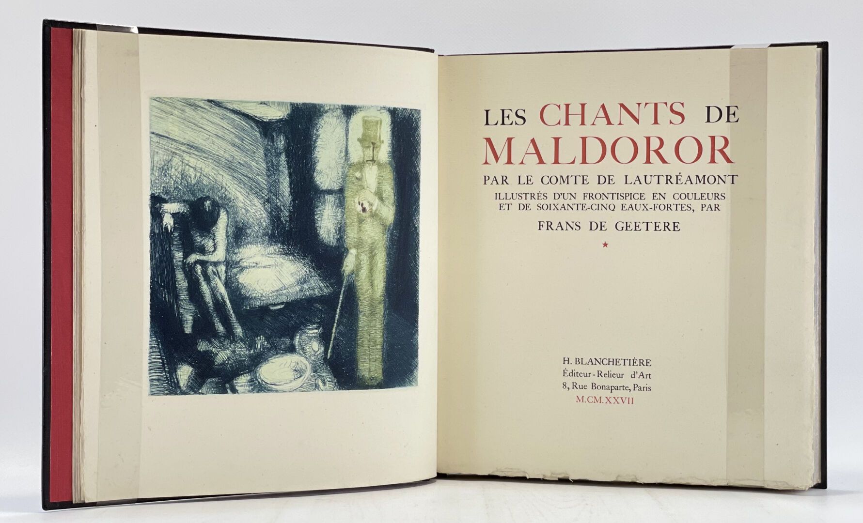 DE GEETERE. LAUTREAMONT. Les Chants de Maldoror. LAUTRÉAMONT Isidore Ducasse, kn&hellip;