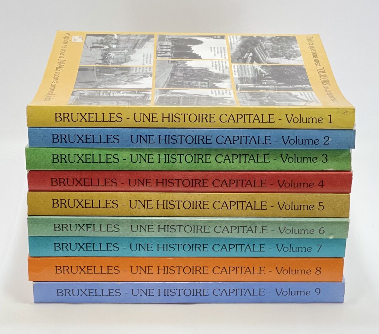 DUBREUCQ. Bruxelles 1000. Collection complète en 9 volumes. DUBREUCQ Jacques. Br&hellip;