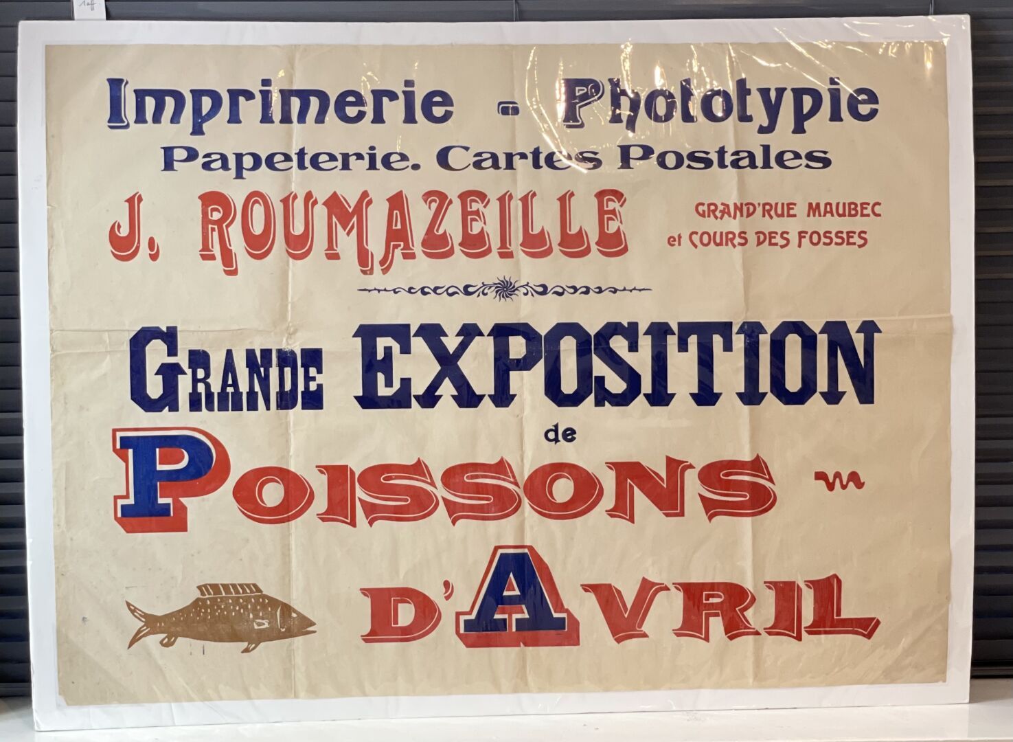 ROUMAZEILLE. Grande exposition de poissons d'avril. Printing - Phototyping - Sta&hellip;