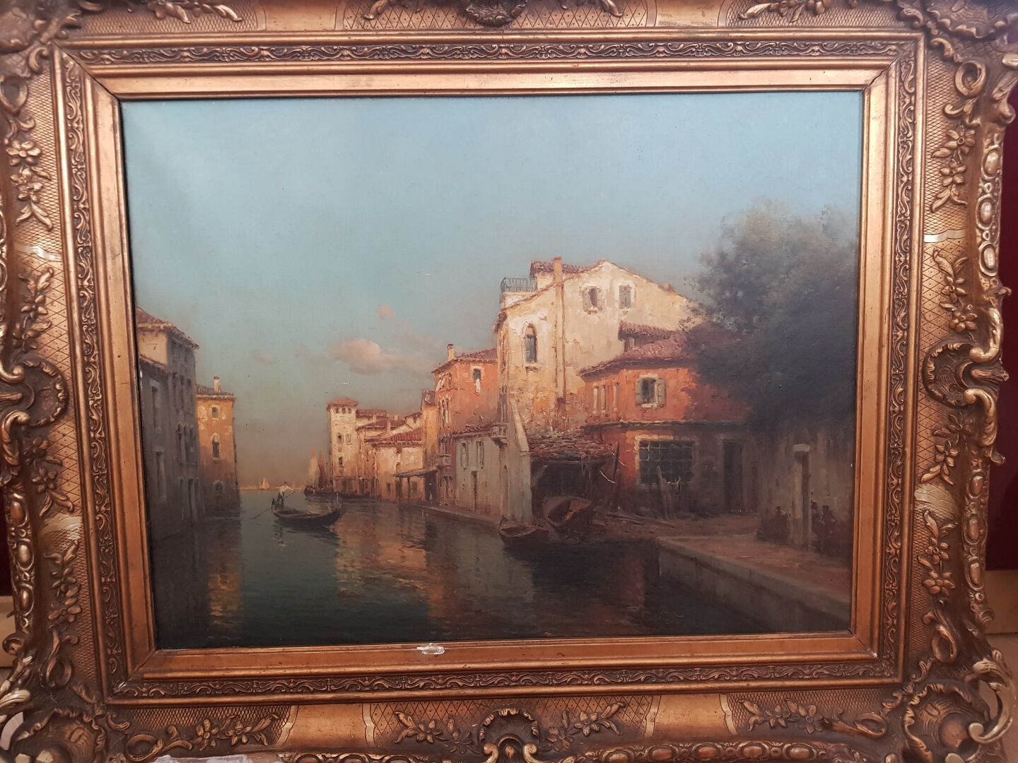 Eloi Noël BOUVARD (1875-1957) Vista di Venezia 

Olio su tela 

Firmato in basso&hellip;